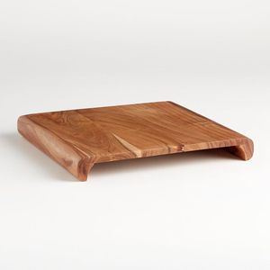 Planche à découper rectangulaire en bois artisanale, antidérapante, pour la cuisine, ensemble de planches à découper pour fruits - Product Image 1