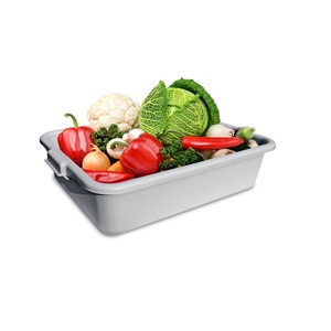 Multifunction <b>Plastic</b> Kitchen Commercial Bus Box Wash Tub Basin 5 Inch and 7 Inch Height <b>Plastic</b> <b>Tote</b> Boxes - Product Image 5