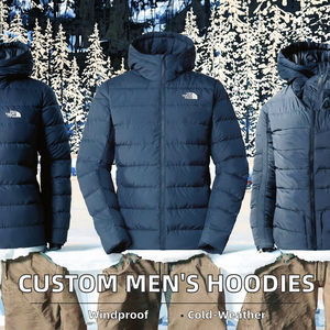 SELF INDUSTRIES Chaqueta Acolchada Ligera con Capucha, Unisex, para Invierno, Cálida, Transpirable, 65% Poliéster, con Estampado en Relieve y Cierre de Cremallera - Product Image 4