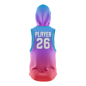 Camiseta Personalizada de Fútbol Americano 7v7 para Equipos Juveniles, con Capucha, Sin Mangas, Transpirable, Antibacteriana y que Absorbe la Humedad - Product Image 3