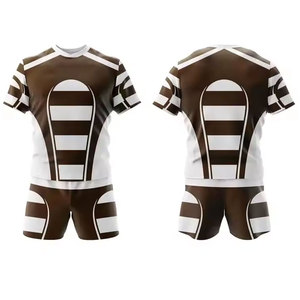 Uniforme de Rugby de Alta Calidad para Hombre, Jersey Deportivo y Pantalones Cortos, Impresión de Logotipo Personalizado, Ropa para Entrenamiento y Competencia de Equipo - Product Image 1