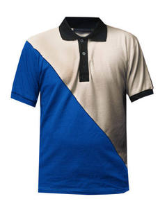 T-shirts de golf en polyester vierges pour sublimation, T-shirts unis, impression de logo personnalisé, polos grande taille pour hommes - Product Image 4