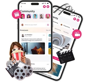ชุดอุปกรณ์ UI สำหรับแอปพลิเคชันชุมชนโซเชียลมีเดีย ซอฟต์แวร์เครือข่ายความบันเทิงบนมือถือ - Product Image 1