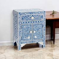 Table console de salon Belladec en os incrusté, moderne, faite à la main, écologique, légère, pour une décoration intérieure de luxe