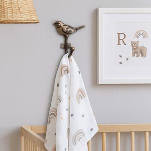 Ganchos Decorativos de Pared con Forma de Pájaro para Colgar Ropa de Niños, Llaves, Perchero de Hierro Antiguo Vintage, Elegante Soporte de Pared para Llaves - Product Image 6