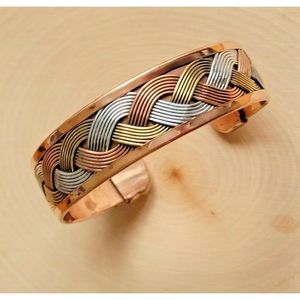 Elegant <b>Copper</b> Wristband for <b>Men</b> and Women Daily Wear <b>Bracelet</b> - Product Image 5