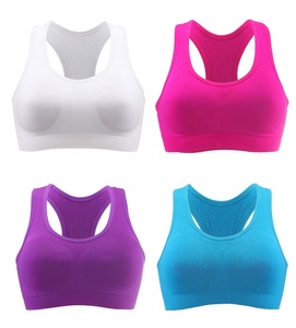Women's High Support Sports Bra Removable Cups Breathable Wire-Free Design Crisscross Straps Spandex/Nylon Material for Yoga Gym - Product Image 1