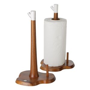 ที่ใส่กระดาษทิชชูแบบหรูหรา งานฝีมือไม้ ของตกแต่งห้องครัว ที่วางกระดาษชำระ ฐานไม้ - Product Image 3