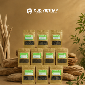 Kit d'échantillons d'agarwood du Vietnam - 10 types de copeaux et de morceaux d'oud de 10g chacun - Parfum d'encens boisé - Product Image 5
