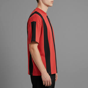 เสื้อยืดคอตตอน 100% คุณภาพดี ทรงหลวม หนานุ่ม สำหรับผู้ชาย สีพื้น ฮิปฮอป สกรีนโลโก้ได้ เป็นมิตรกับสิ่งแวดล้อม แห้งเร็ว ทรงปกติ - Product Image 3