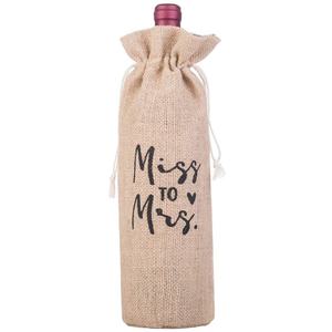 Vente en gros de sac fourre-tout en jute imprimé par sublimation avec logo personnalisé emballage cadeau d'épicerie réutilisable sac à provisions en toile avec cordon de serrage - Product Image 3