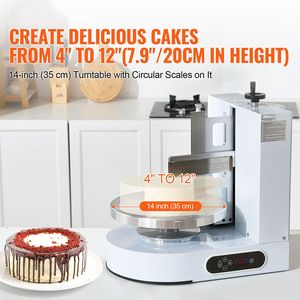 Macchina Elettrica per Decorazione Torte con Basso Rumore, Spalmatore di Crema e Rivestimento in Glassa, Piatto Girevole Regolabile - Product Image 2