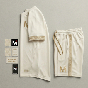 Uniforme de Fútbol Transpirable Estampado de Primera Calidad MALUZA INDUSTRIES, 100% Poliéster, Equipación de Fútbol de Lujo, Estilo Atlético Moderno - Product Image 6