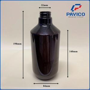 Pavico Cosmetic PET Heat Transfer Printing Brown/<b>Green</b> Round Plastic Packaging Bottles Lotion <b>Pump</b> Sealing Custom Model Vietnam - Product Image 2