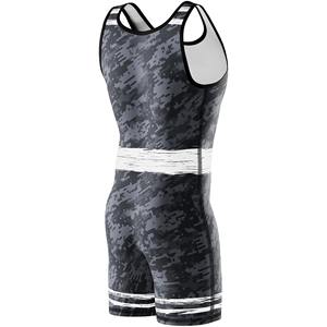 Singlet de Lucha Libre Personalizado de Alta Calidad en Venta, Diseño OEM en Poliéster Sublimado - Product Image 6