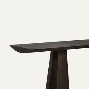 Mesa Consola Moderna de Madera de Teca Sólida, Muebles Minimalistas para Sala de Estar - Product Image 2