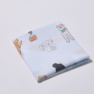[K-ESSENTIALS] ผ้าเช็ดหน้าลายการ์ตูนเบบี้แฮนกี้ ซอฟท์ แอนิมัล 60s ผ้าฝ้ายแต่งขอบลูกไม้สีสันสดใส ผ้าเช็ดหน้าขนาดเล็ก - Product Image 2