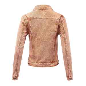 Vestes en jean matelassées pour femmes de qualité supérieure OEM, 100 % coton, couleur noire unie, col rabattu, boutonnées, personnalisables, faible MOQ - Product Image 6