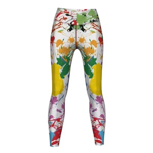 Leggings de Mujer Transpirables de Cintura Alta, Tejidos, de Spandex/Poliéster, Sin Costuras, Proveedor Directo de Fábrica - Product Image 4