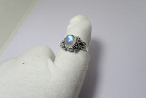 Natural Rainbow <b>Moon</b> Gemstone <b>Rings</b> Wholesale Jewelry 925 Sterling Silver <b>Rings</b> Indian Jewelry Suppliers - Product Image 3