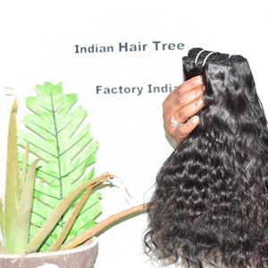 Cabello humano virgen vietnamita 100% rizado, 100g, suave, con cutícula doblemente alineada, en paquetes, onda profunda natural, color negro, para mujeres. - Product Image 2