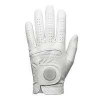 Gant de golf en cuir Cabretta INJAE de qualité supérieure, fermeture auto-agrippante, protection anti-UV, design ventilé pour les doigts, prise ultra-souple, main gauche, unisexe, OEM ODM