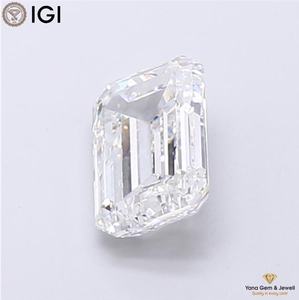 Diamante Cultivado en Laboratorio CVD de Color D y Claridad VVS1, 2.00 Quilates, Corte Esmeralda Excelente, con Certificado IGI, para Colgante de Lujo - Product Image 6