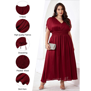Latest Collection Evening Maxi Dress for Women Hot Selling Breathable Chiffon Maxi Wholesale Prices evening dress maxi - Product Image 5