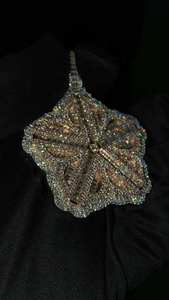 Colgante de Lujo Estilo Hip Hop con Incrustaciones de Diamantes en Forma de Estrella Floral, en Plata de Ley 925 y Moissanita Tallada, Chapado en Oro de 10K, Personalizado para Hombres y Mujeres - Product Image 2