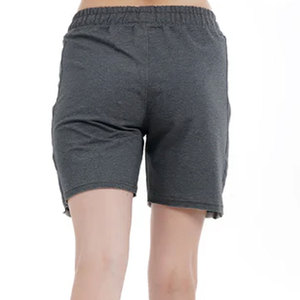 Shorts de sport pour femmes en coton respirant à séchage rapide, taille élastique, poches, entraînement, fitness, athlétisme, décontracté - Product Image 4