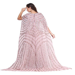 Vestido de Noche Largo de Lujo para Mujer, Diseño Sirena |   Vestido Formal Elegante con Bordado Natural para Bodas y Galas - Product Image 1