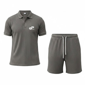 Ensemble de shorts de sport pour hommes, confortables, respirants, légers, coupe flexible, adaptés à la course, aux entraînements ou à un usage quotidien - Product Image 1