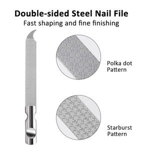 Lima de Uñas de Precisión Profesional, Lima de Uñas de Acero Duradero para el Cuidado y el Aseo, Lima de Uñas de Superficie Lisa, Herramienta de Manicura - Product Image 5