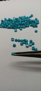 Turquoise naturelle d'Arizona Sleeping Beauty, cabochons lisses de forme ronde, taille 3 mm, pierres précieuses pour la fabrication de bijoux, prix de gros en vrac - Product Image 4