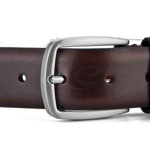 Cinturón de Cuero para Hombre, Diseño Marrón y Caqui, Reversible, de Cuero Genuino, con Hebilla, Estilo Personalizado, Venta al Por Mayor - Product Image 4