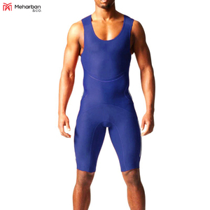 Traje de Lucha Libre Morado para Hombre, Ajustado, de Spandex y Nailon Elástico, sin Costuras, de una Pieza, para Deportes de Combate, Talla Adulto - Product Image 4