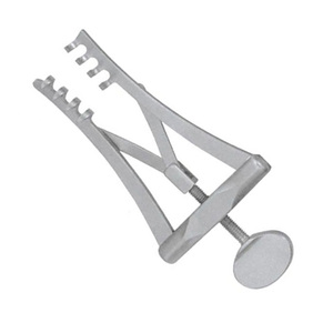 Retractor Mastoideo Autorretenible 4x4 con Puntas Afiladas de 75 mm de Longitud, Acero Inoxidable, Manual, Reutilizable, Instrumento Quirúrgico ORL, CE ISO - Product Image 1