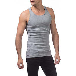 Débardeur Homme Décontracté de Haute Qualité pour la Gym et l'Entraînement, 100% Coton Anti-Boulochage, Séchage Rapide, Personnalisable, Fabrication Directe Usine - Product Image 1