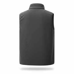 Chaleco Polar Ecológico para Hombre, Casual, para Otoño e Invierno, con Cierre Completo y Bordado, Venta al Por Mayor OEM - Product Image 2