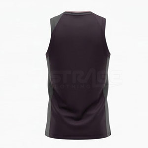 เสื้อกั๊กอเมริกันแบบไม่มีแขน ระบายอากาศได้ดี สวมใส่สบาย เนื้อผ้าเรียบ แห้งเร็ว ซึมซับความชื้น เหมาะสำหรับผู้ชายในสภาพอากาศอบอุ่น กิจกรรมกลางแจ้ง - Product Image 2