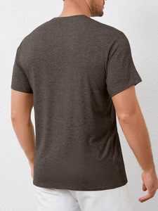 Camiseta de Algodón Premium para Hombre, Venta al por Mayor, Personalizable, Cuello Redondo, Manga Corta, Corte Holgado, Estilo Urbano, Prenda Lisa - Product Image 2
