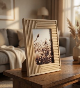 Marco de Fotos de Madera de Mango Hecho a Mano, Personalizable, Ecológico, Moderno, Rústico y Creativo, Decoración para el Hogar, Varios Tamaños, Superventas - Product Image 4