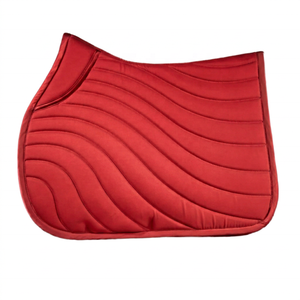 Almohadilla de Silla de Montar para Caballo Multiusos de Algodón Gris Premium Personalizada OEM |   Almohadilla de Silla de Montar Acolchada Ondulada con Relleno de Poliéster y Correa de Sujeción - Product Image 2