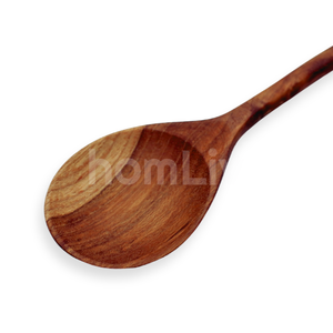 Cuillère à miel en bois de teck Munela, écologique et durable, sans peinture ni vernis, sans danger pour les aliments, certifiée Halal, personnalisable, pour la consommation. - Product Image 2
