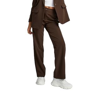 Meilleure vente en gros pantalon de robe de soirée décontracté droit affaires mince respirant pour femmes meilleure qualité pour femmes meilleur service - Product Image 1