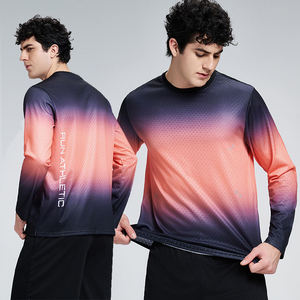 เสื้อยืดแขนยาวผู้ชายแบบใหม่สั่งทำขายส่ง ทรงเข้ารูป สวมใส่สบาย ไซส์ใหญ่ ผลิตจากโพลีเอสเตอร์/คอตตอน สำหรับผู้ชาย - Product Image 6