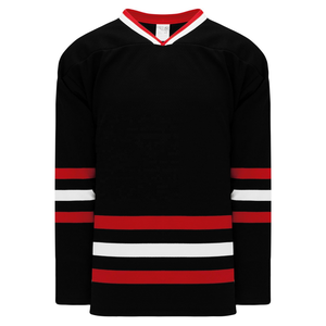 Custom Made Breathable Lightweight Sleeveless V-neck Unisex Adult Ice Hockey Jersey Polyester Sublimated Team Wear Uniform - Product Image 4