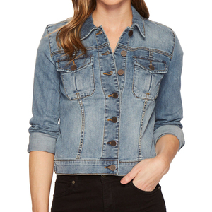 Women <b>Denim</b> <b>Jacket</b> High Quality <b>Long</b> Sleeve Casual Popular Styles Regular Wear Quick Dry & Breathable <b>Denim</b> <b>Jacket</b> Women's - Product Image 5
