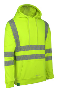Sweat-shirt de sécurité haute visibilité réfléchissant, vêtements de travail haute visibilité, sweat-shirt de sécurité en polaire avec logo personnalisé pour les travailleurs - Product Image 3