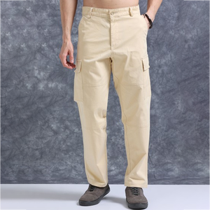 Pantalones Cargo de Alta Calidad con Logotipo Personalizado, Pantalones Cargo de Tallas Grandes con Múltiples Bolsillos para Hombre, Pantalones Casuales - Product Image 5